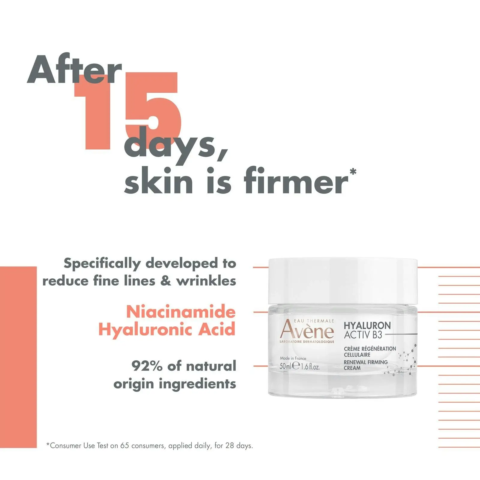 Avène Hyaluron Activ B3 Renewal Firming Cream 50mL