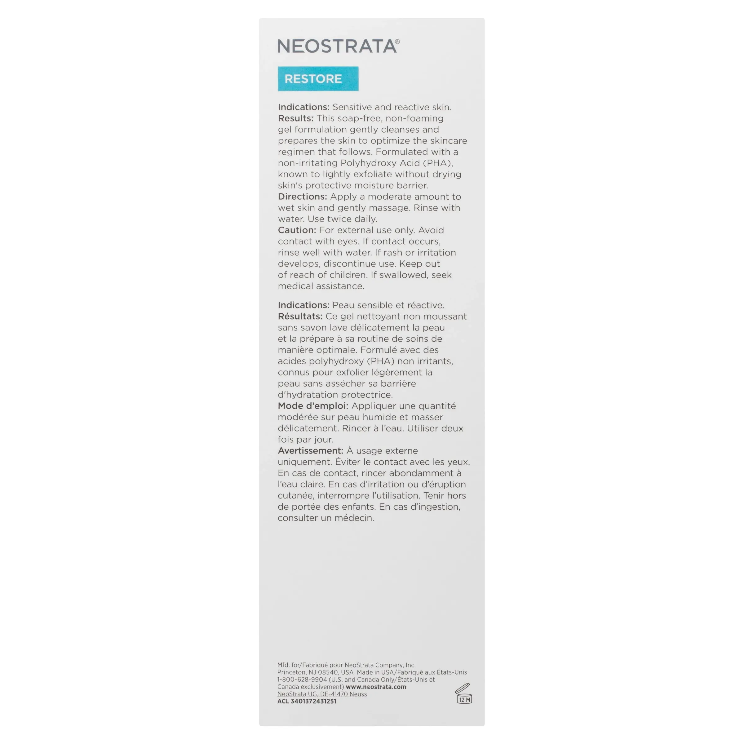 NEOSTRATA Restore Facial Cleanser 200mL