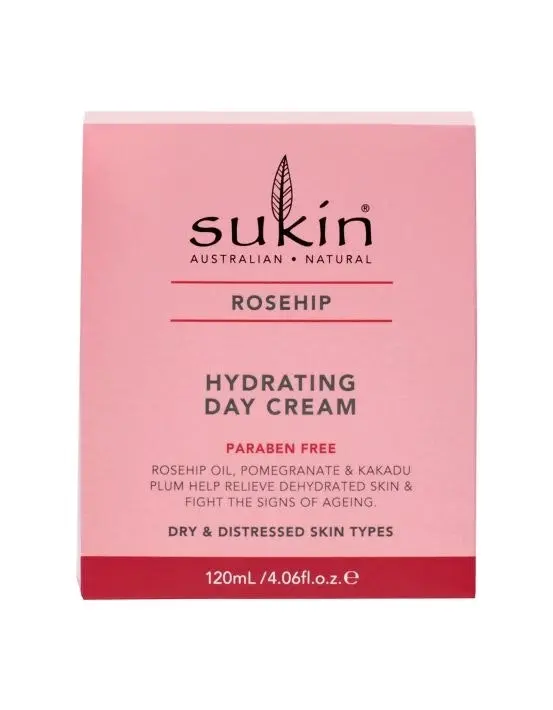 Sukin Rose Hip Hydrating Day Cream 120mL