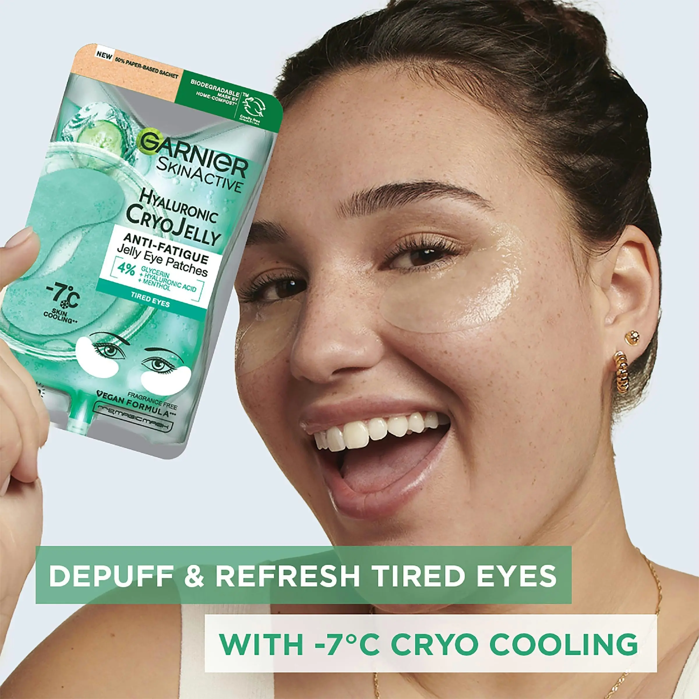 Garnier Hyaluronic CryoJelly Anti-fatigue Eye Mask