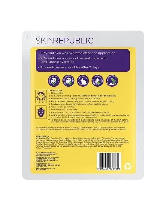 Skin Republic Collagen Hydrogel Mask