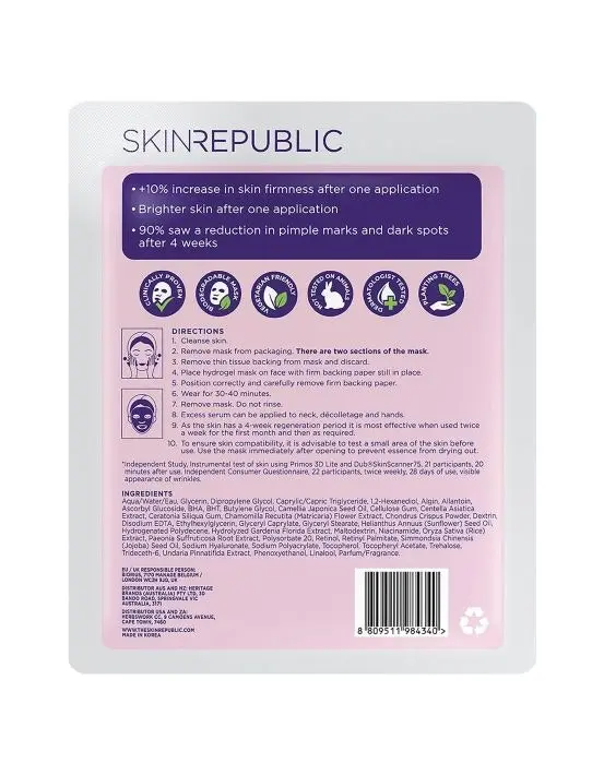 Skin Republic Retinol Hydrogel Face Mask