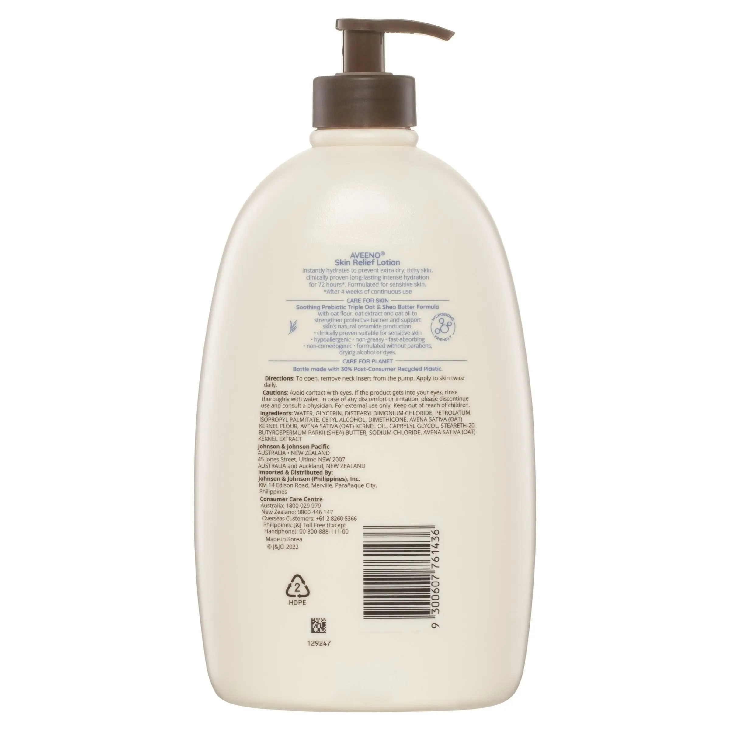 Aveeno Active Naturals Skin Relief Moisturising Lotion 1L