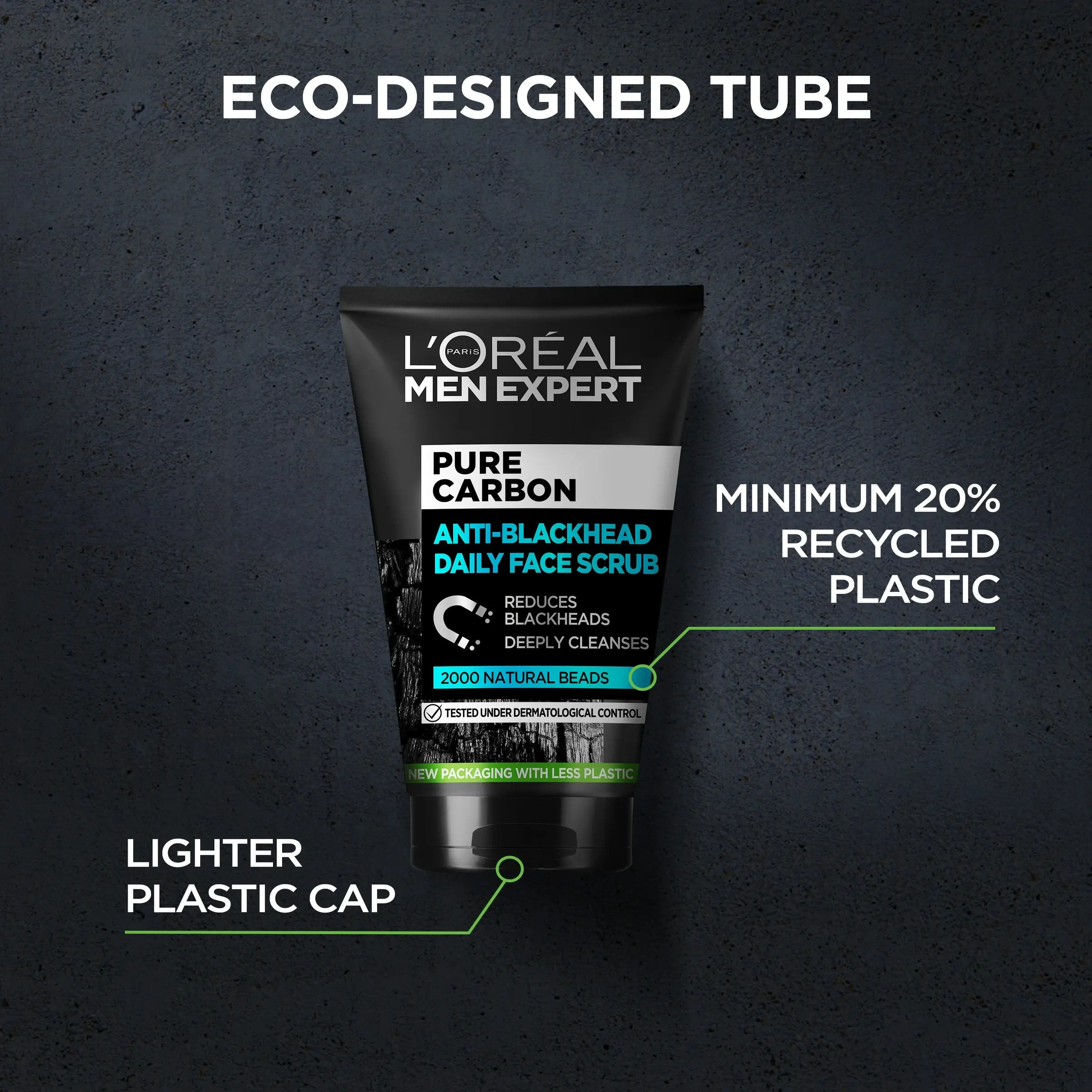 L'Oreal Men Expert Pure Charc Scrub 100mL