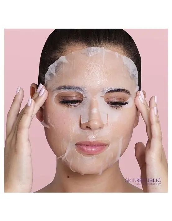 Skin Republic 2 Step Hyaluronic+Collagen Face Mask