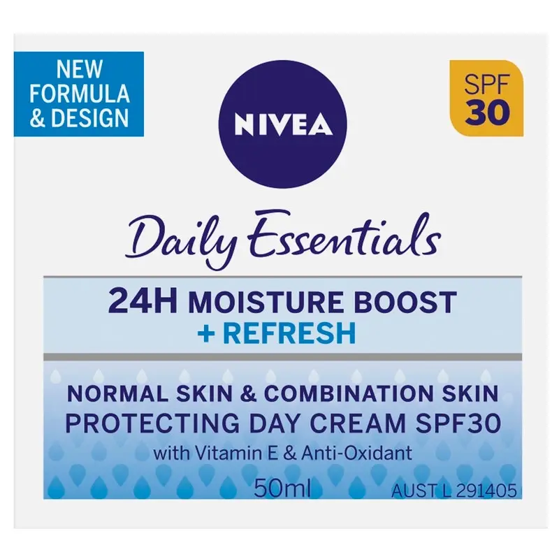 Nivea Daily Essentials Light Moisturising Day Cream SPF30+ 50mL