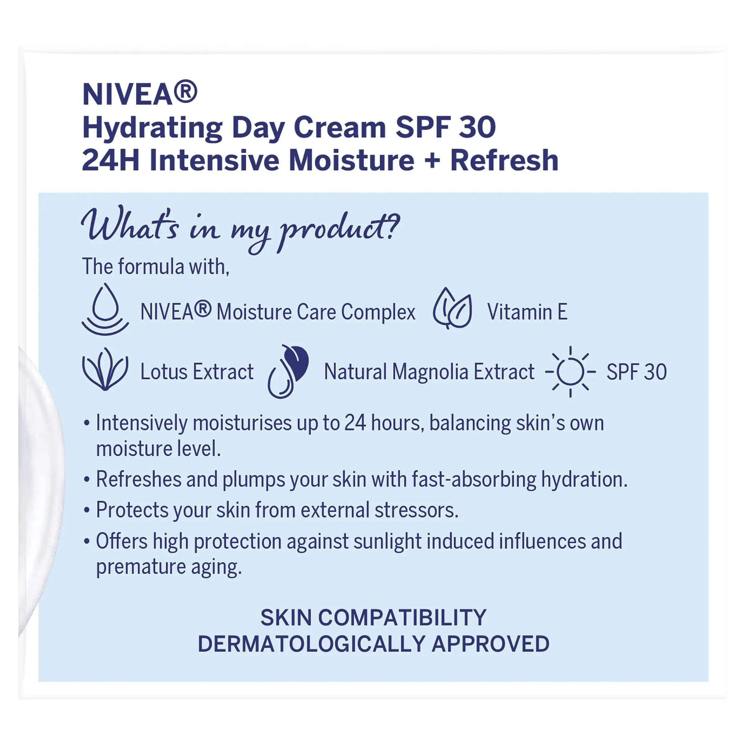 Nivea Daily Essentials Light Moisturising Day Cream SPF30+ 50mL