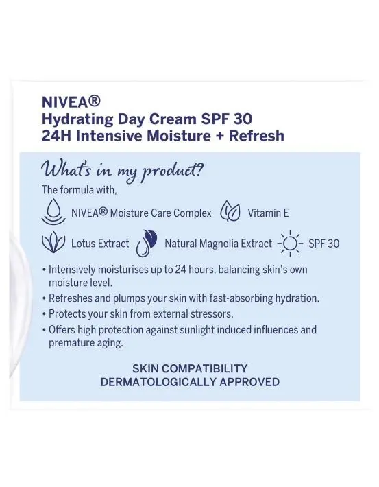 Nivea Daily Essentials Light Moisturising Day Cream SPF30+ 50mL