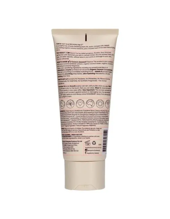 SugarBaby Bronze Radiance Instant Glow Wash Off Bronzing Cream 200ml