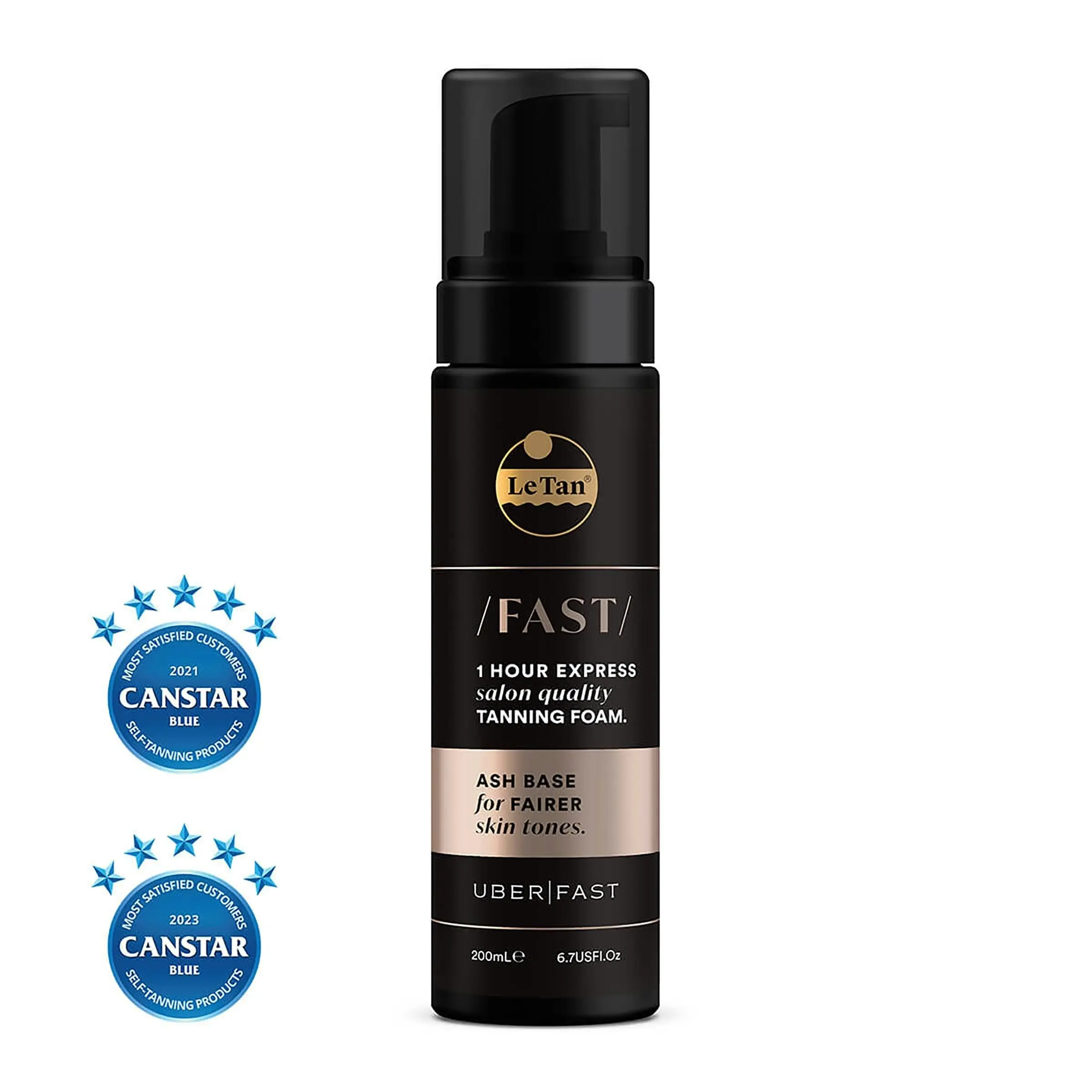 Le Tan Uber Fast Self Tanning Foam Ash Base 200mL