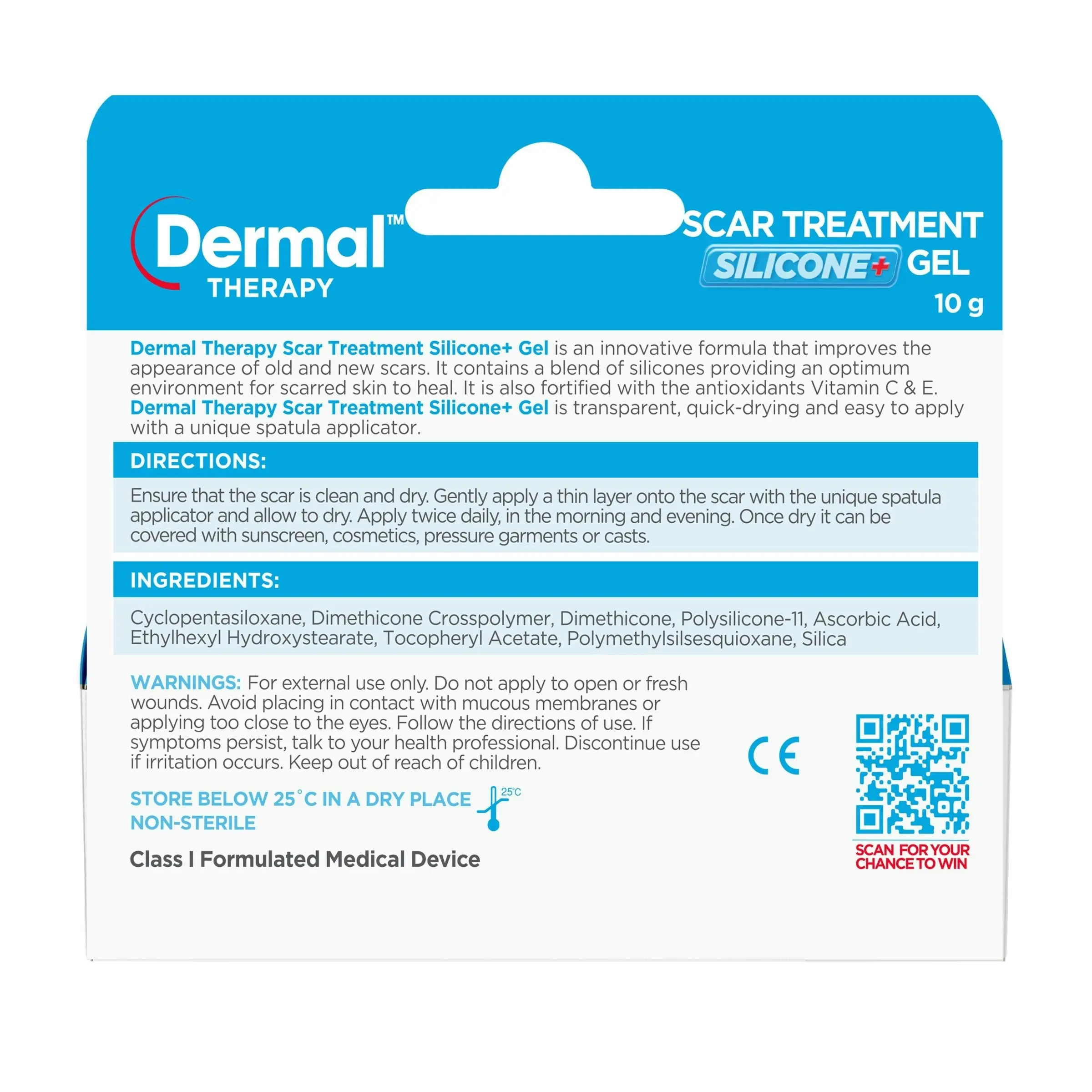 Dermal Therapy Scar Treatment Silicone Gel 10g