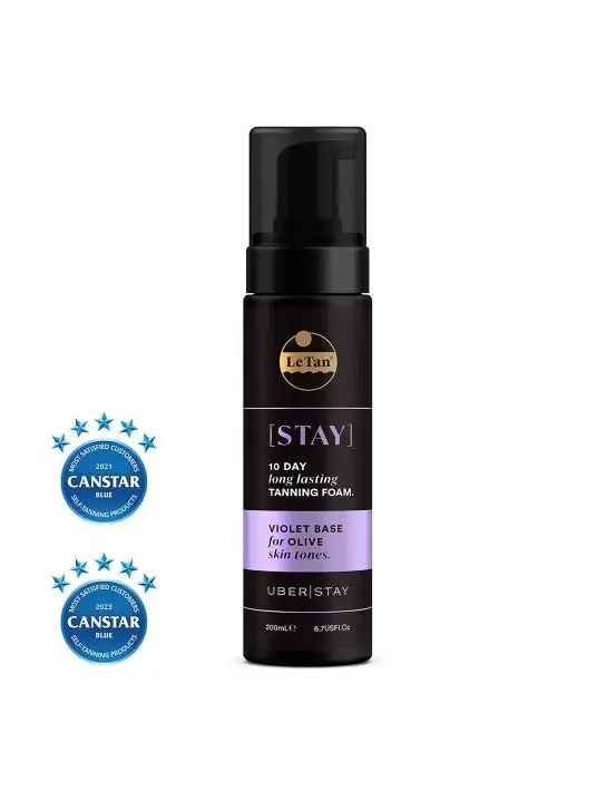 Le Tan Uber Stay Self Tanning Foam Violet Base 200mL