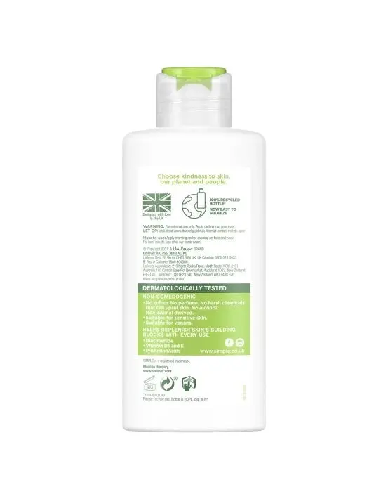 Simple Kind To Skin Rich Moisturiser Replenishing 125ml