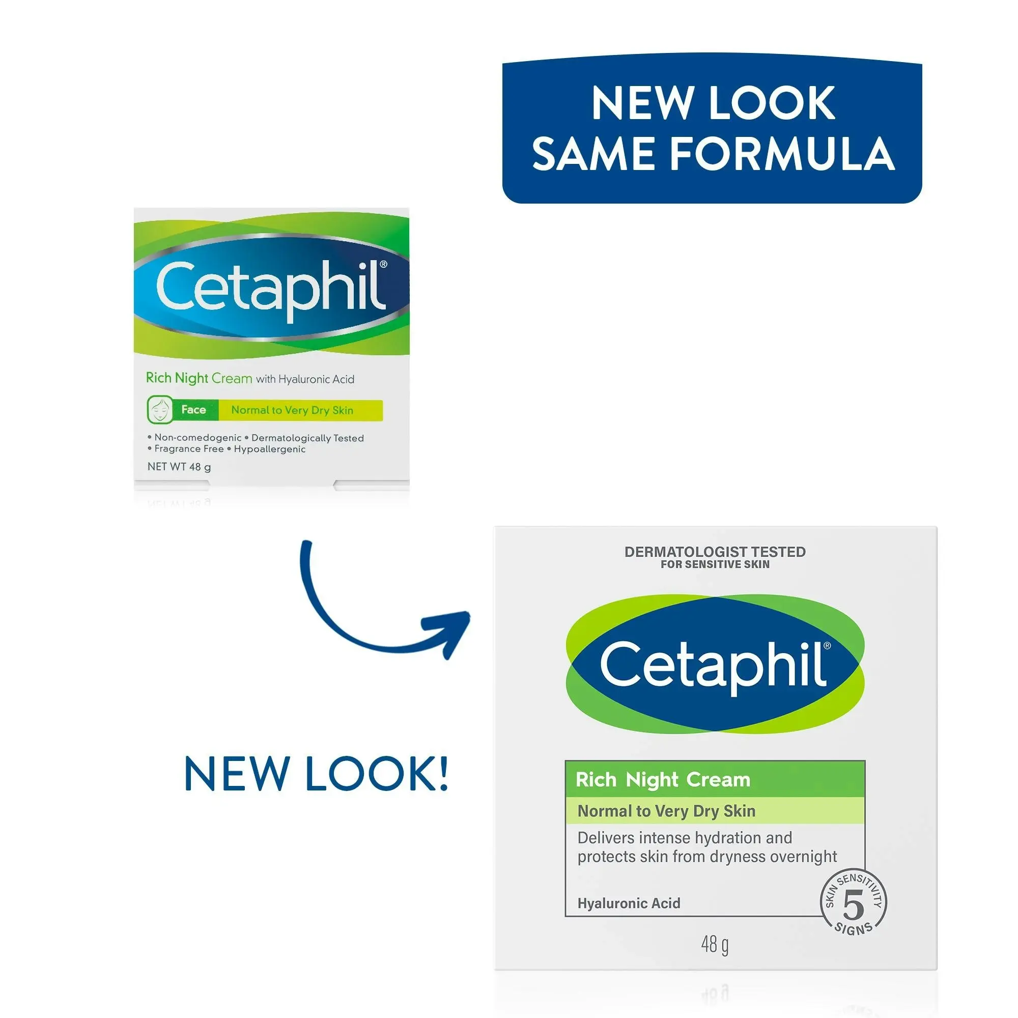 Cetaphil Face Rich Hydrating Night Cream 48G