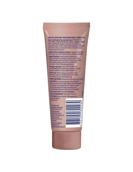 Cancer Council Face Day Wear CC Cream SPF50+ Light Tint 50g