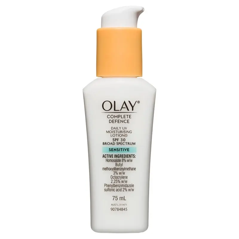 Olay Complete Defence Daily UV Moisturising Lotion Spf 30 Sensitive 75mL