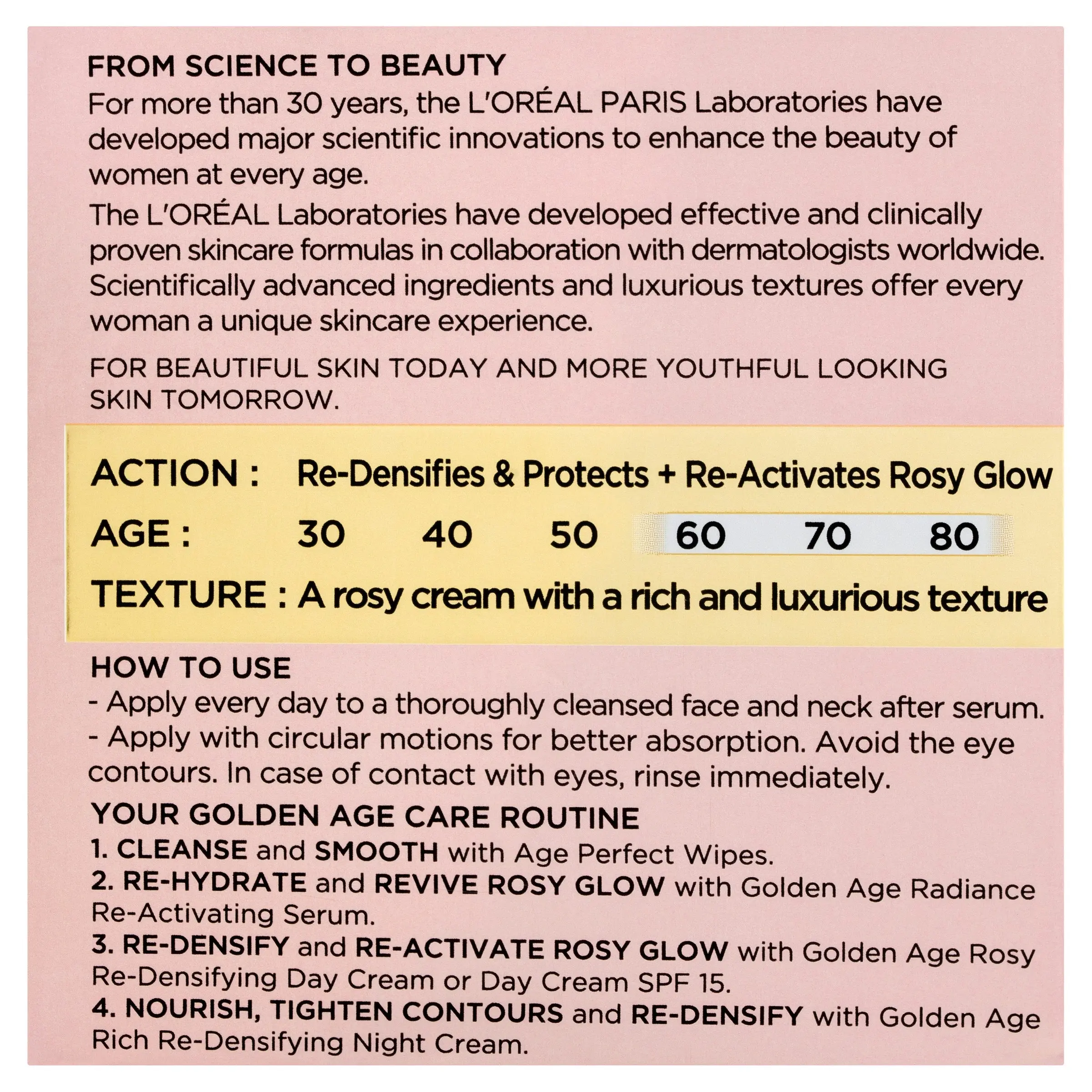 L'Oréal Age Perfect Golden Age Day Cream SPF15 50ml