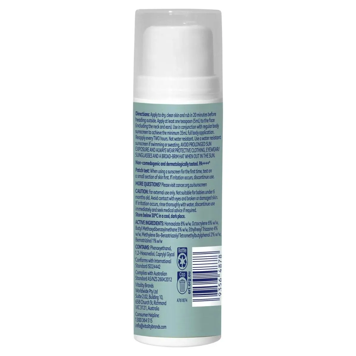 Cancer Council Day Wear Face Fluid Matte Invisible SPF50+ 50ml