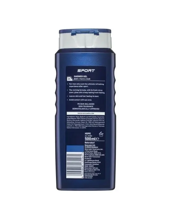 Nivea Men Sport Shower Gel 500mL