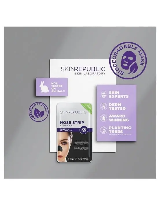 Skin Republic Charcoal Nose Strip 6 Strips