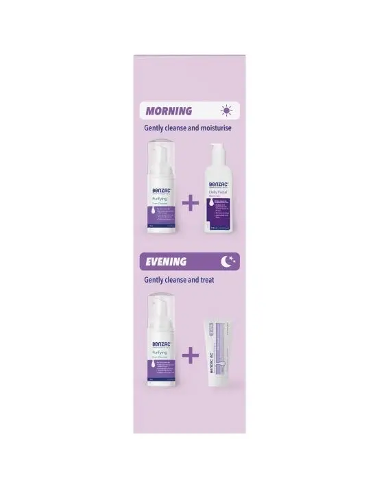 Benzac 3 Step Clear Skin Acne Kit 60g