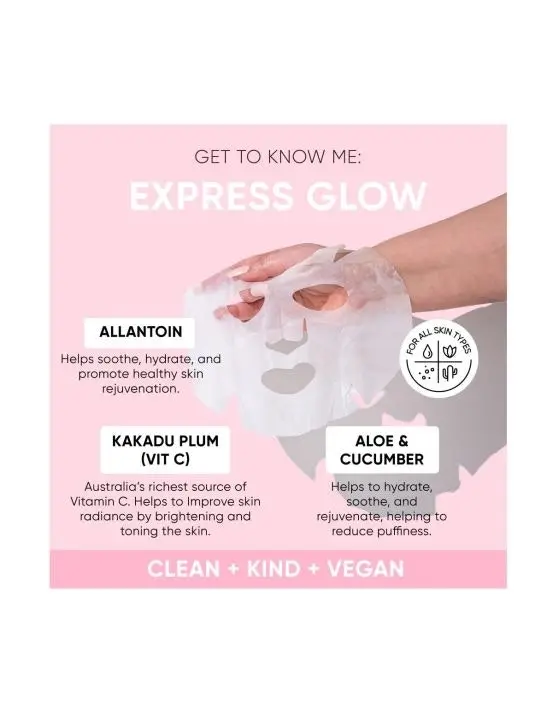 Sugar Baby Express Glow Single Sheet Mask 20ml