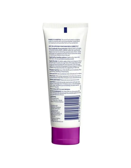 Cancer Council Kids + Zinc  SPF50+ Sunscreen 75ml