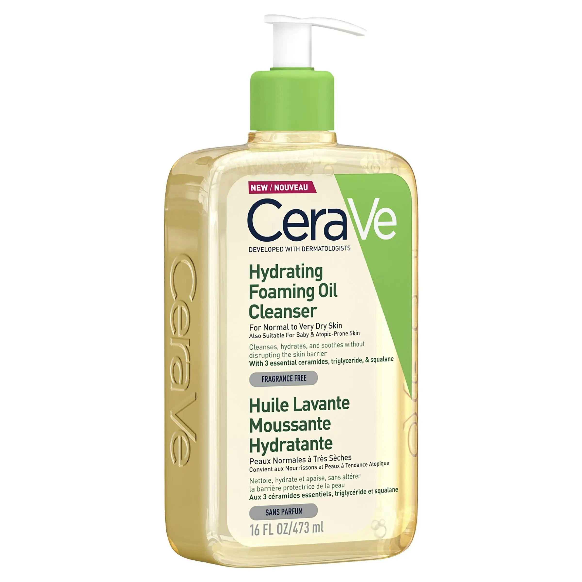 CeraVe Hydrating Foaming Oil Cleanser 473ml