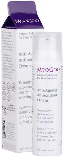 MOOGOO Anti-Ageing Antioxidant Face Cream 75g