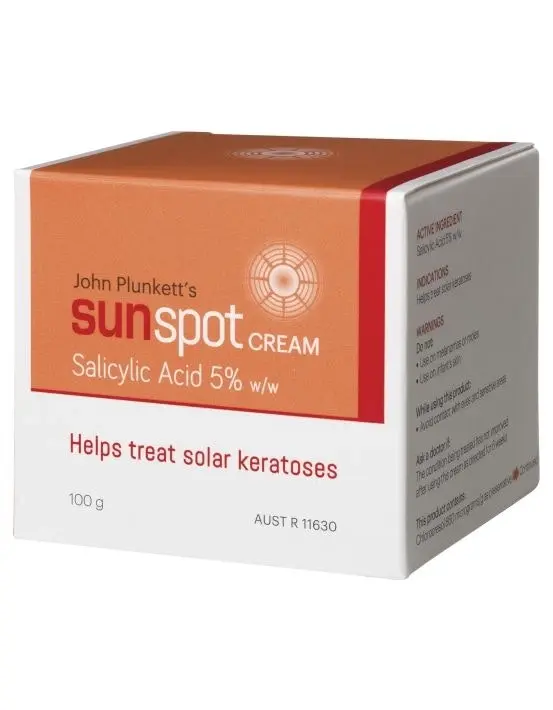 Plunkett's Sunspot Cream 100g