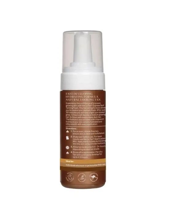 Le Tan Express Tan Self Tanning Foam 110mL