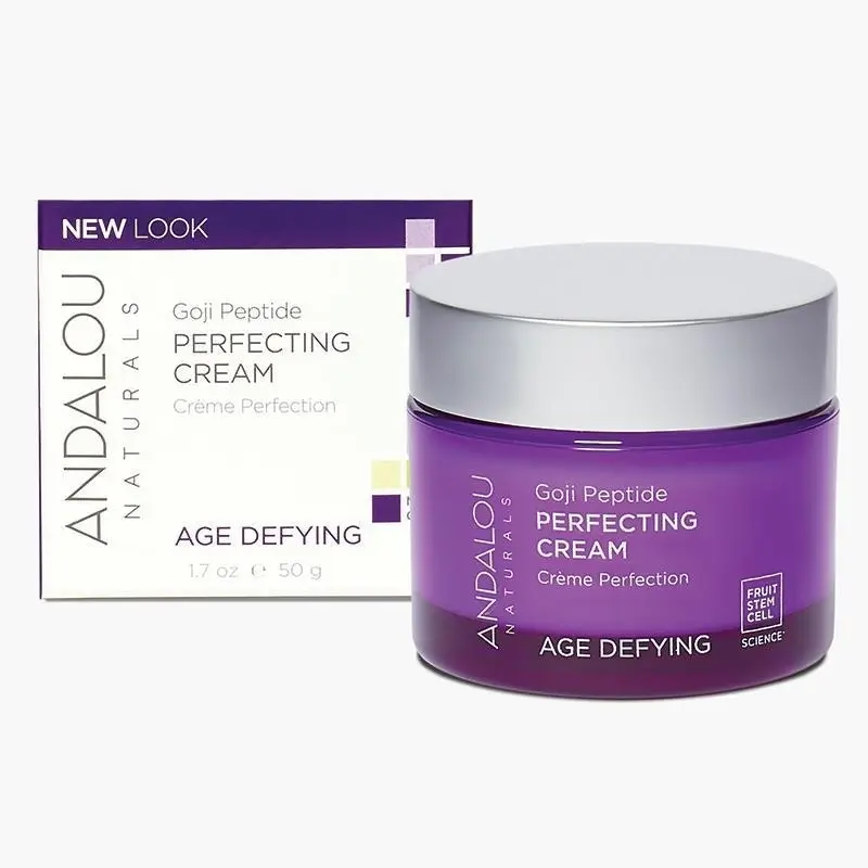 Andalou Naturals Age Defying Goji Peptide Perfecting Cream 50g