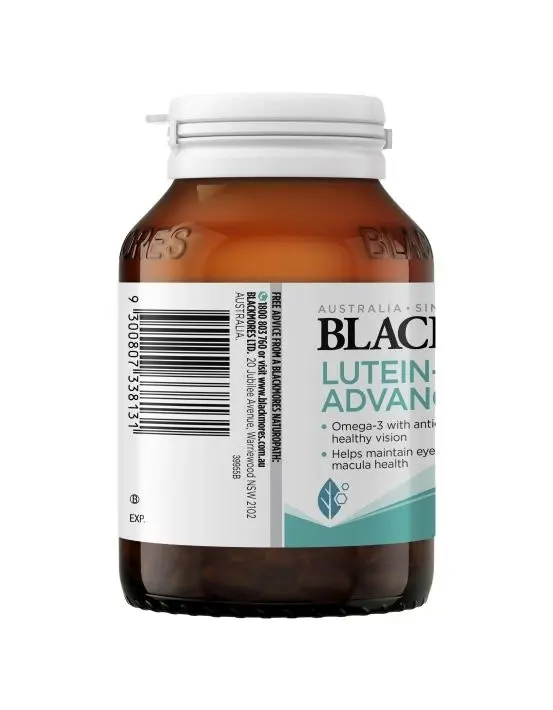 Blackmores Lutein Vision Advanced 60 Capsules