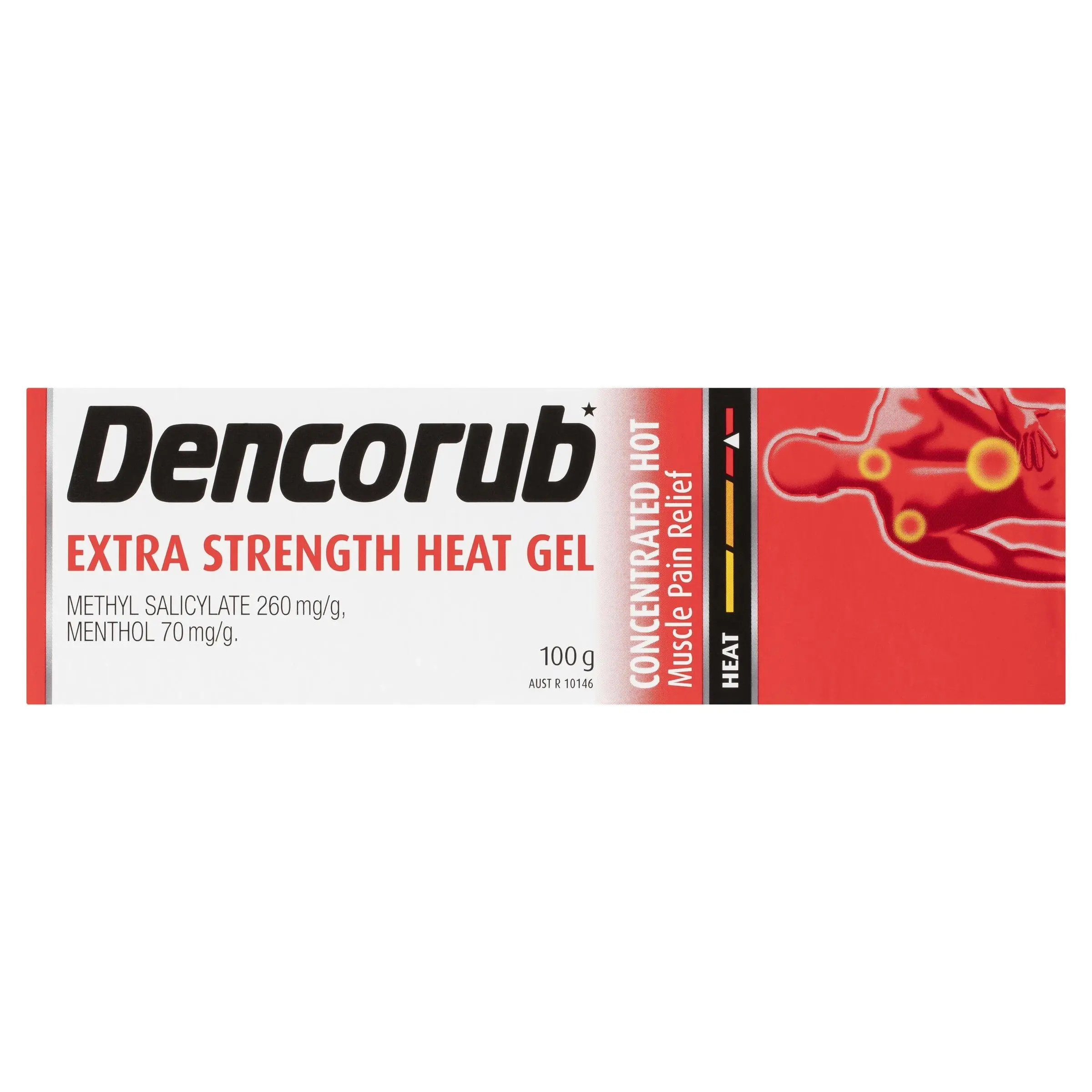 Dencorub Extra Strength Heat Gel 100g