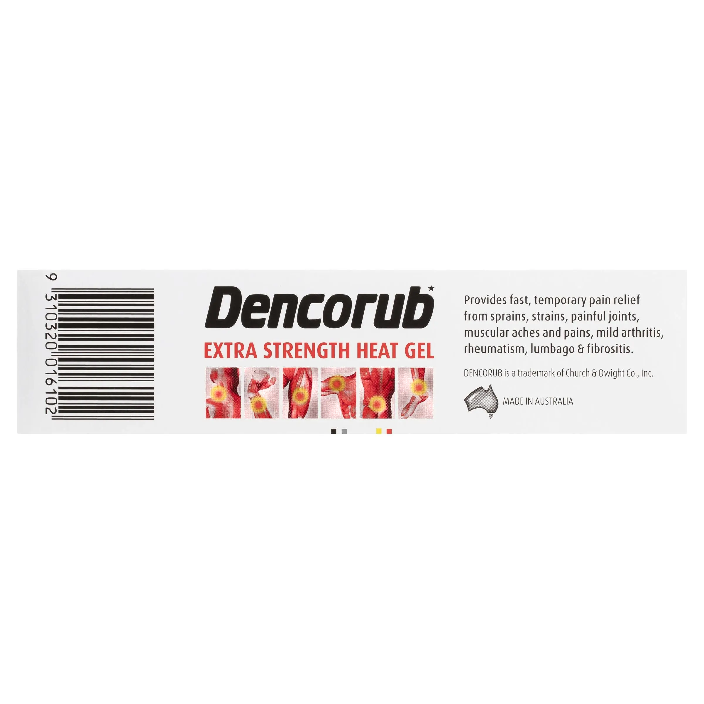 Dencorub Extra Strength Heat Gel 100g