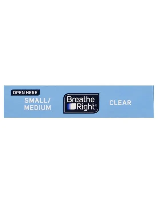 Breathe Right Nasal Strips Clear Regular 10 Strips