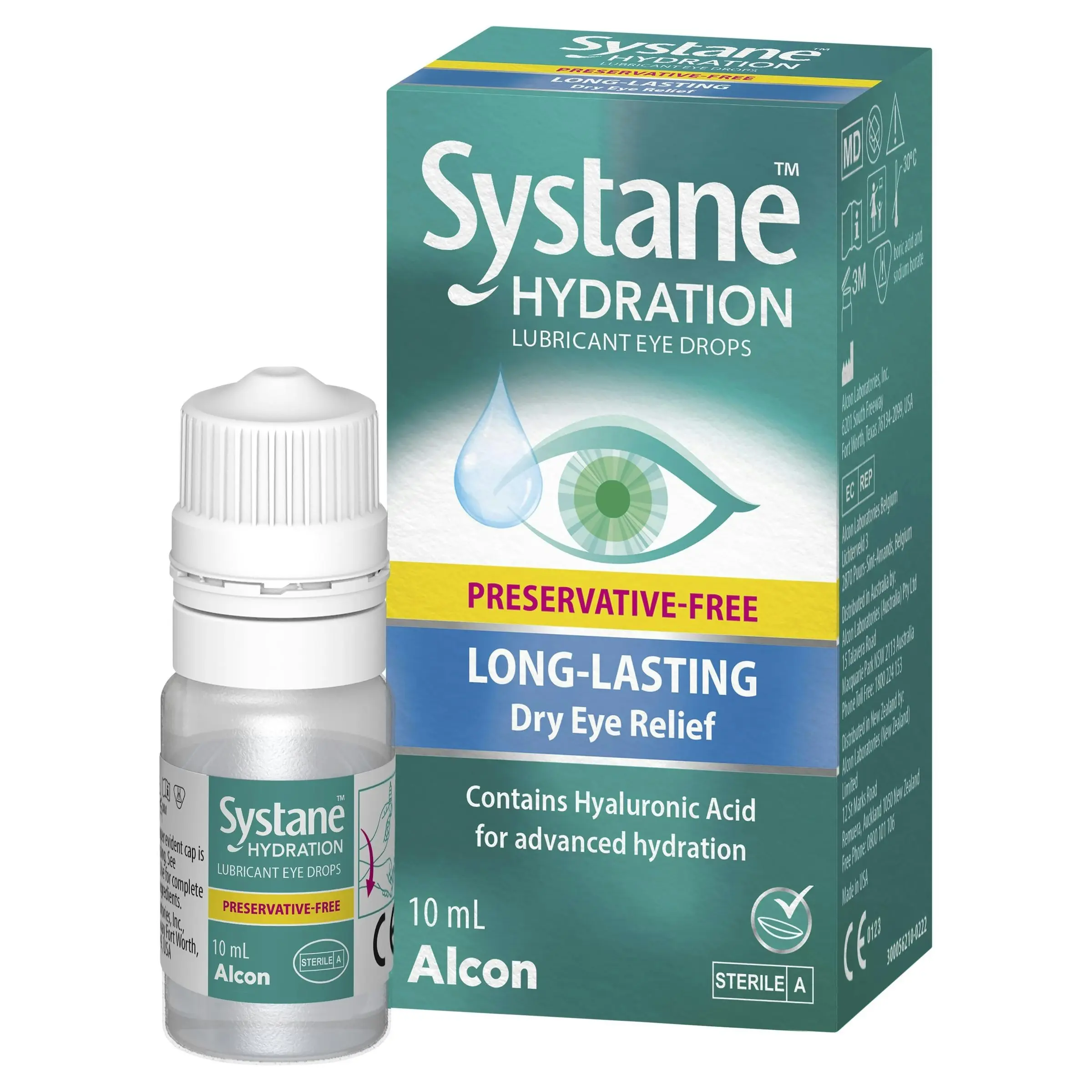 SYSTANE Hydration Multi Dose Preservative Free Lubricant Eye Drops 10ml