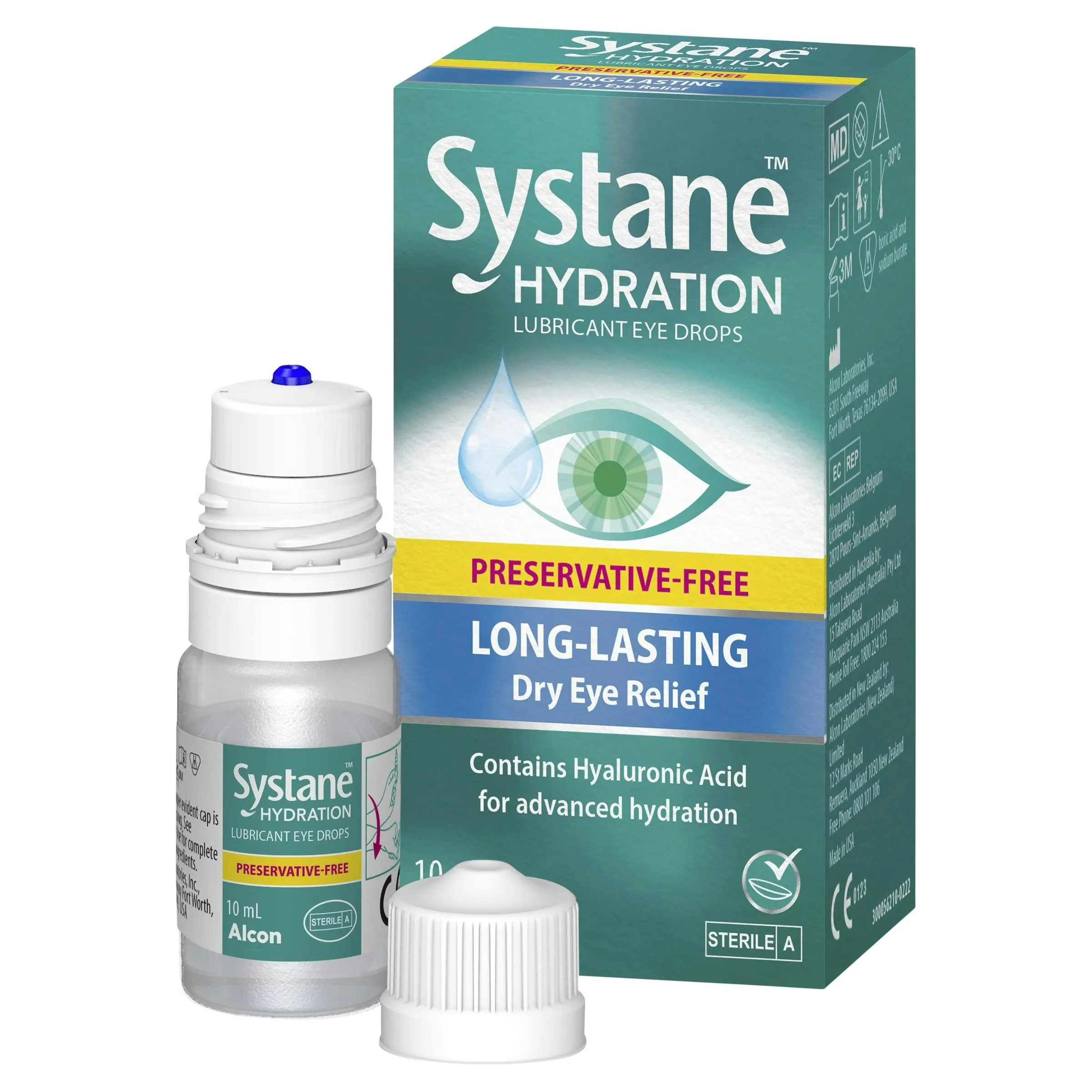 SYSTANE Hydration Multi Dose Preservative Free Lubricant Eye Drops 10ml