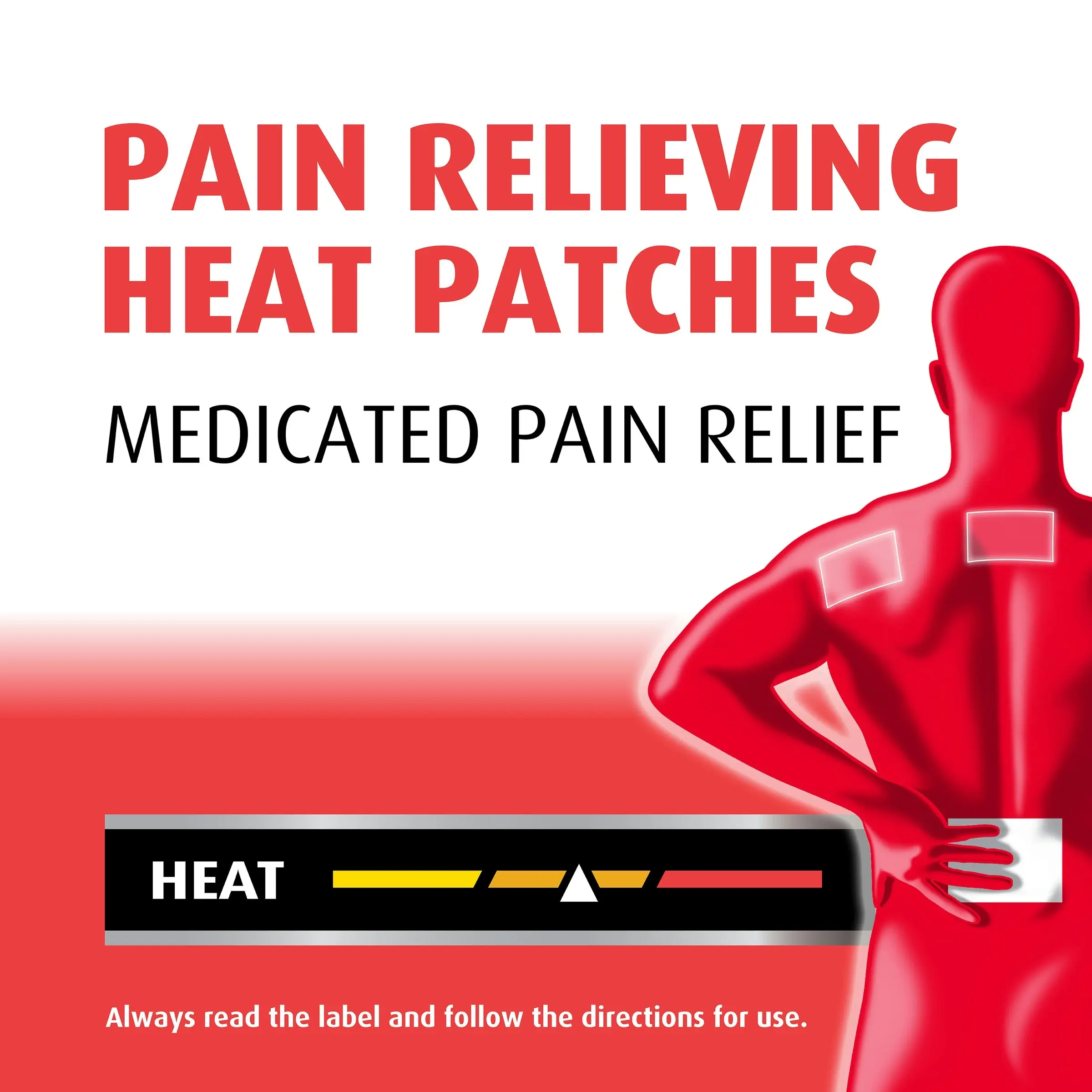 Dencorub Pain Relieving Heat Patch 3 Pack