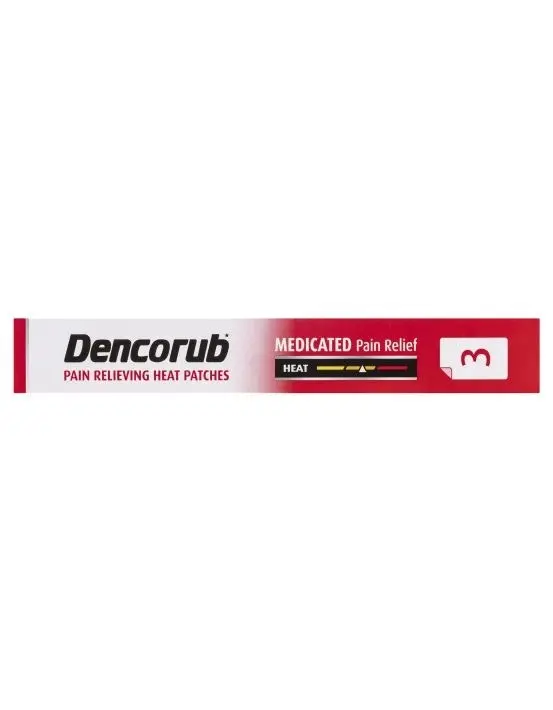 Dencorub Pain Relieving Heat Patch 3 Pack