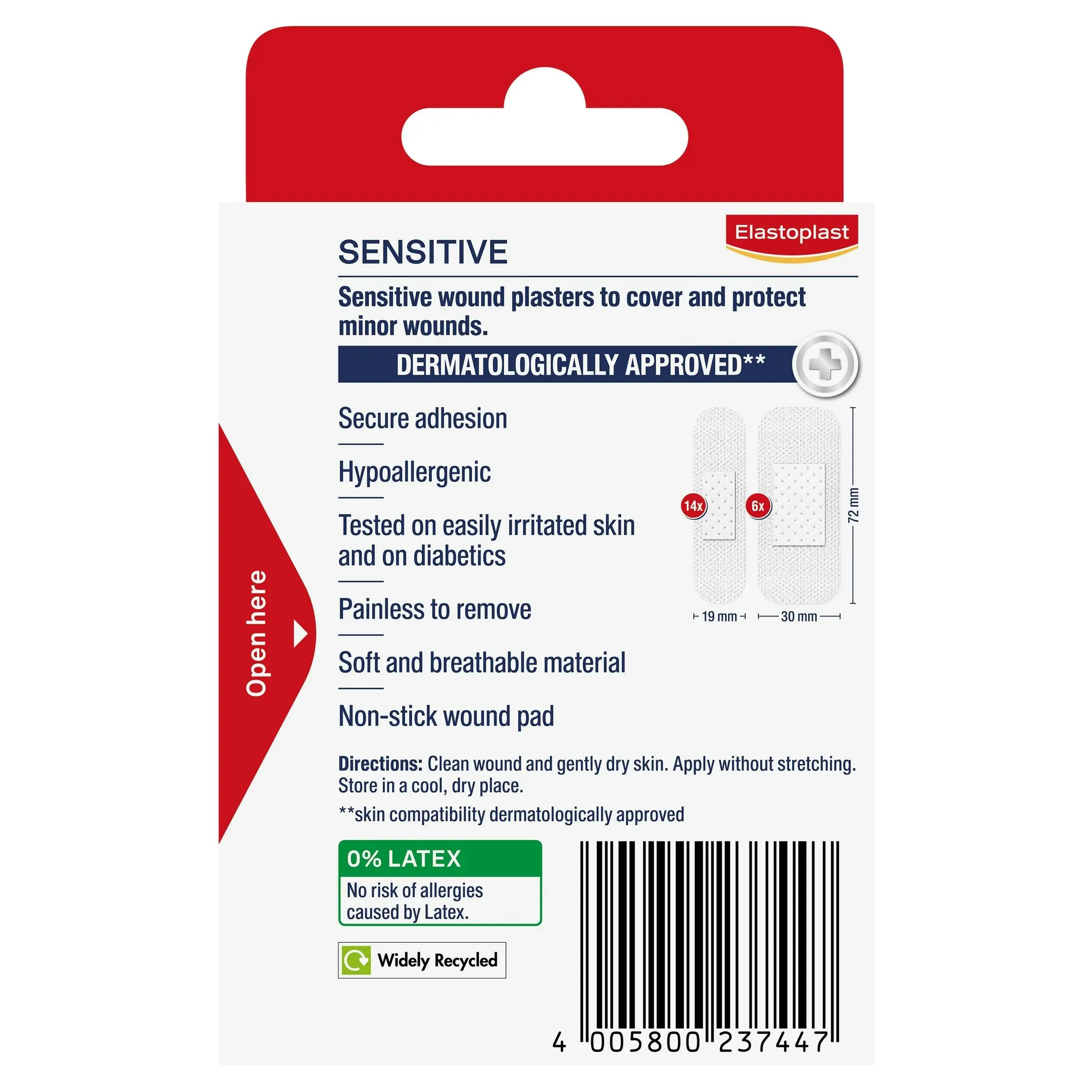 Elastoplast Sensitive 20 Pack