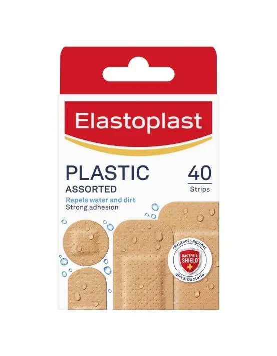 Elastoplast Plastic Strips Assorted 40 Pack