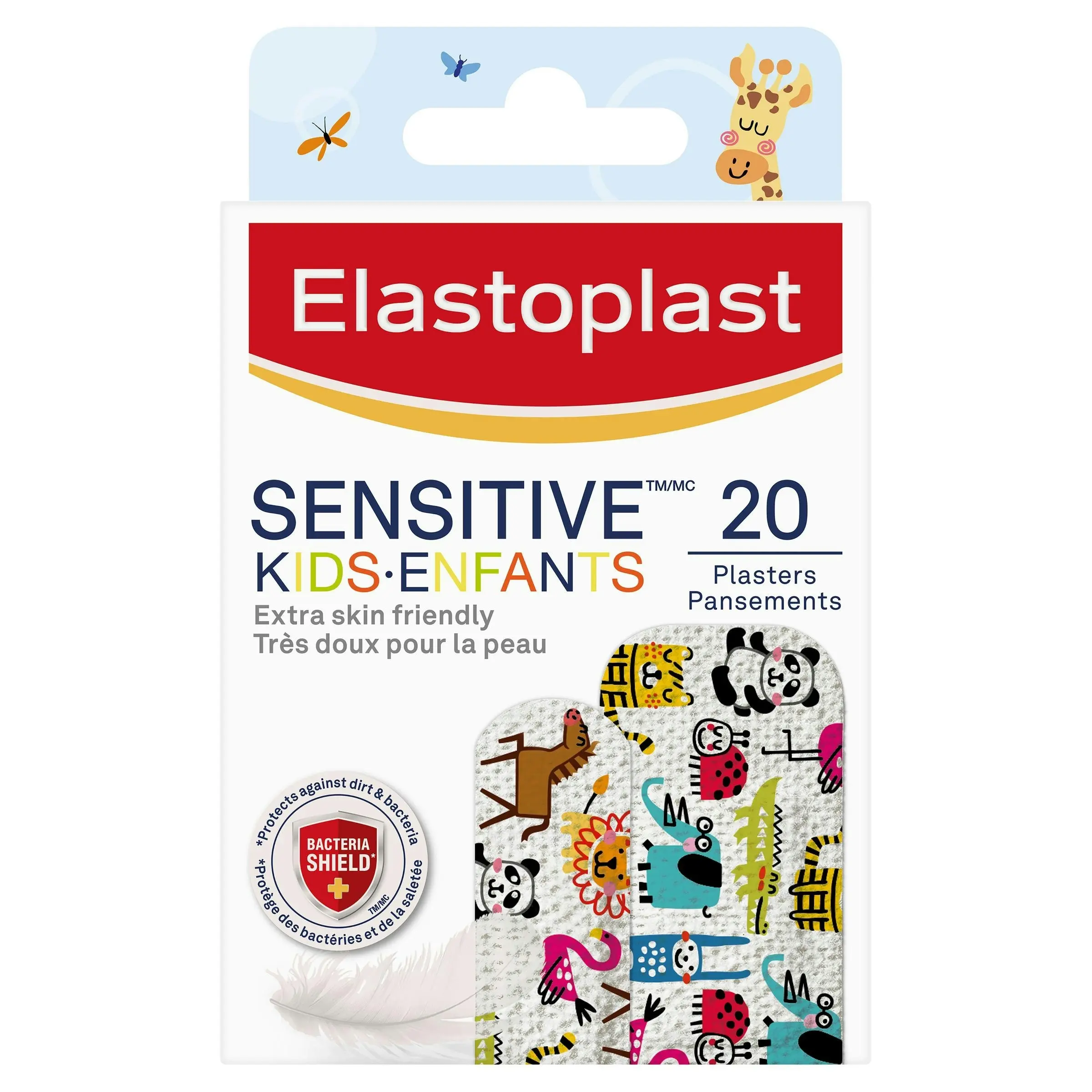 Elastoplast Sensitive Kids Animals Plasters 20 Pack