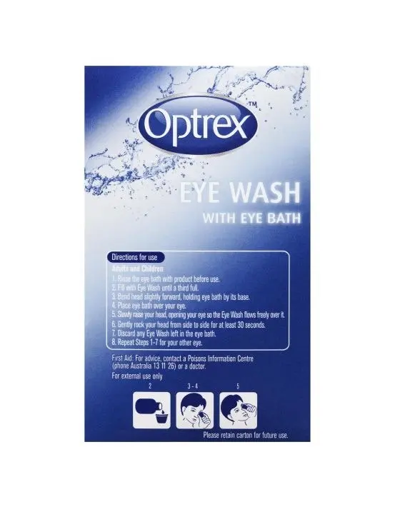 Optrex Eye Wash with Eye Bath 110mL