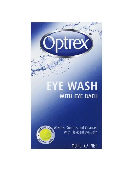 Optrex Eye Wash with Eye Bath 110mL