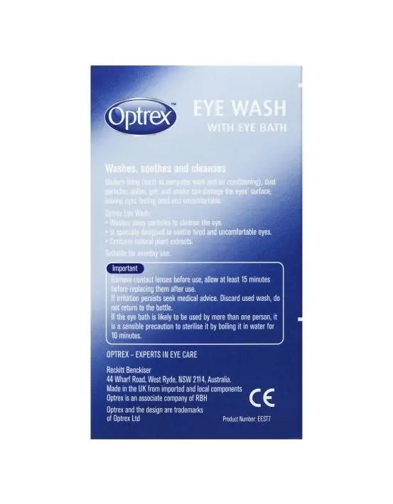 Optrex Eye Wash with Eye Bath 110mL