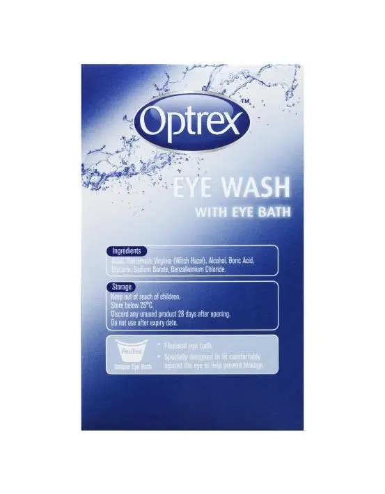 Optrex Eye Wash with Eye Bath 110mL