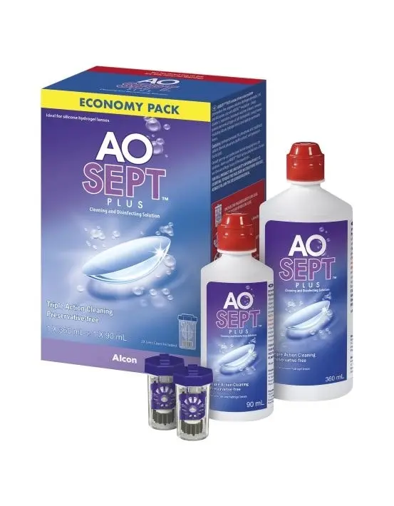 AoSept Plus Economy Pack 360ml + 90ml