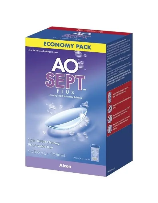 AoSept Plus Economy Pack 360ml + 90ml