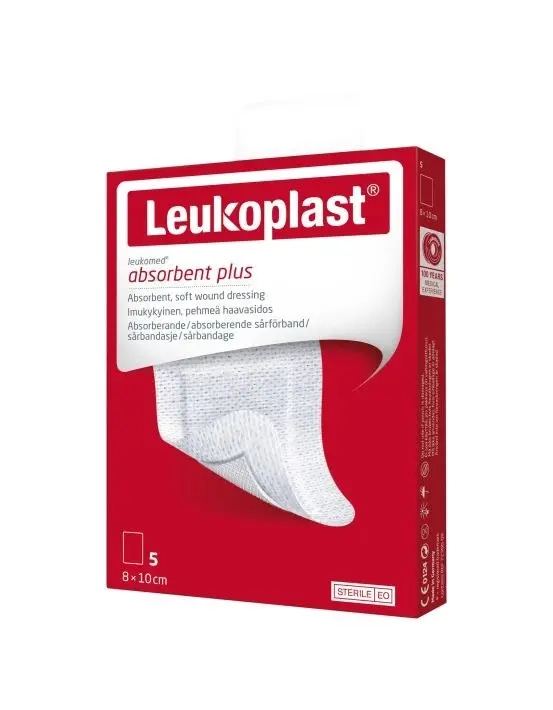 Leukoplast Leukomed Dressing 8 x 10cm 5 Pack